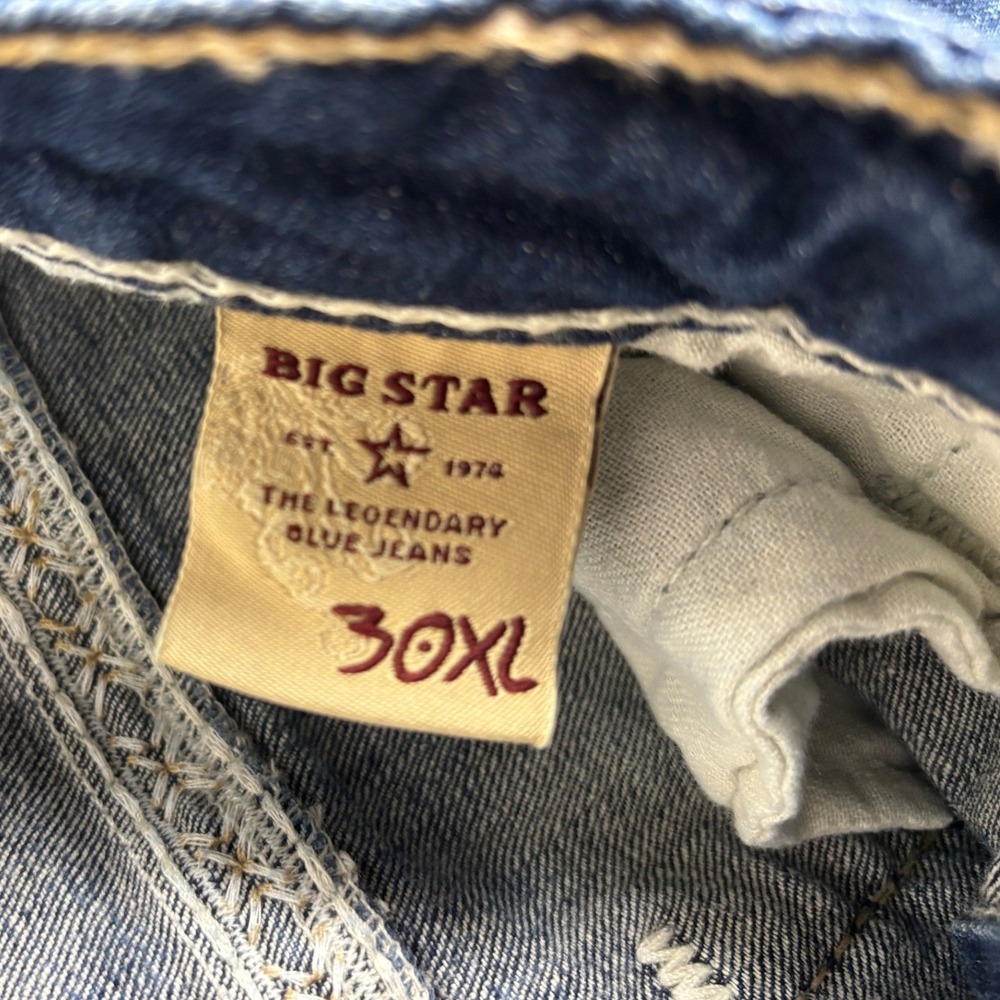 Big Star Women's Boot Cut Jeans - Dark Blue Wash - Picture 8 of 14